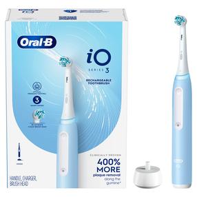 Elektrinis dantų šepetėlis Oral-B iO Series 3, žydra sp.