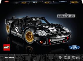 Konstruktor LEGO® Technic 1966 Ford GT40 MKII võidusõiduauto 42223, 793 tk