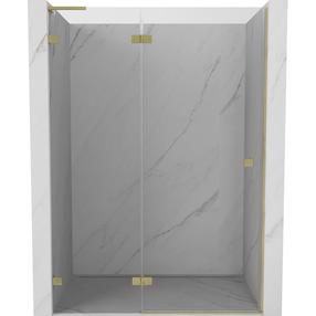 Dušo durys Mexen Lunar 834-135-000-55-00-L, 135 cm x 200 cm, aukso sp./grūdintas