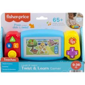Lavinimo žaislas, žaidimų konsolė Mattel Fisher Price Laugh & Learn, EN, įvairių spalvų
