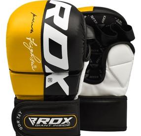 Перчатки для ММА RDX Grappling Rex T6 Plus GGR-T6Y-L+, желтый цв., L