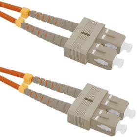Laidas Qoltec SC/UPC, SC/UPC, 2 m, oranžinė sp.