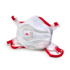 Respirators, ar vārstu Active Gear FFP3, balta krās./sarkana krās., Universāls, 10 gab.