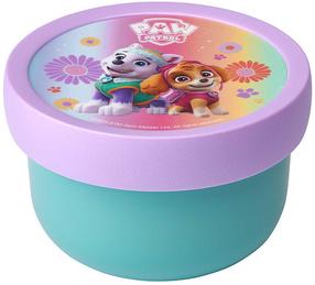 Konteiners pārtikai, ar galda piederumiem Mepal Campus Paw Patrol, 0.300 l, 6.7 cm x 6.7 cm, zila krās./violeta krās.
