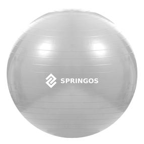 Võimlemispall Springos, hõbe v., 75 cm