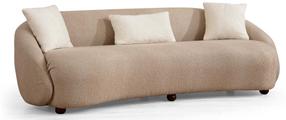 Sofa Hanah Home Napoli 3 Seat, šviesiai ruda sp., 230 x 94 cm x 75 cm