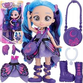Lėlė su priedais Cry Babies BFF Talents Shann, 20 cm, violetinė sp.