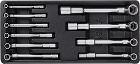 Raktų komplektas Yato YT-55456, 7 - 19 mm