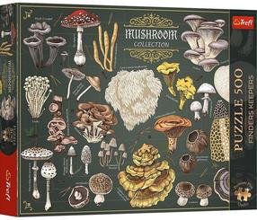 Dėlionė Trefl Finders Keepers Mushrooms, 34 cm x 48 cm, 500 vnt., įvairių spalvų