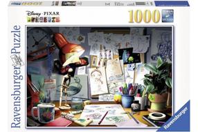 Dėlionė Ravensburger Disney Pixar The Artists Desk 194322, 50 cm x 70 cm, 1000 vnt., įvairių spalvų