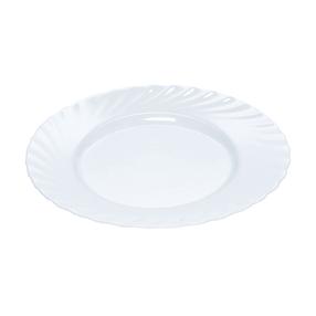 Lėkštė pietų Luminarc Trianon, Ø 24.5 cm, balta