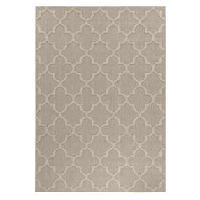 Kilimas lauko terasoms Ayyildiz Patara Scandinavian, smėlio sp., 150 cm x 80 cm