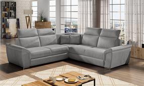 Kampinė sofa Federico Monolith 84, pilka sp., 268 x 268 cm x 102 cm