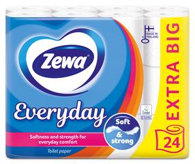 Туалетная бумага Zewa Everyday, 3 сл, 24 шт.