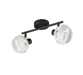 Lampa griesti Reality Isla R86362076, E14, 2 x 10 W, gaiši pelēka krās. / melna krās.