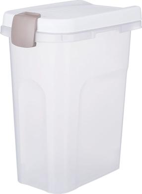 Dėžė gyvūnų ėdalui laikyti Trixie, 15 l, 33 cm x 22 cm x 41 cm, balta sp.
