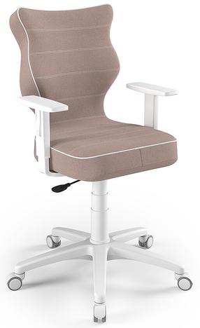 Bērnu darba krēsls Duo Size 6 JS08, 42.5 x 40 x 104.5 cm, balts krās./brūna krās./bēša krās.