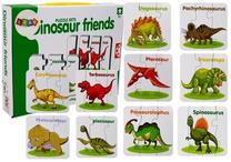 Dėlionė, dinozauras Friends, EN, įvairių spalvų, 10 vnt.
