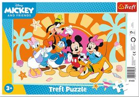 Dėlionė Trefl Mickey Mouse Curious Mickey 31433, 23 cm x 33 cm, 15 vnt., įvairių spalvų