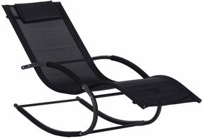 Lauko gultas MultiGarden DN-GL-054-1, juoda sp., 146 cm x 62 cm x 89 cm