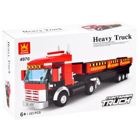 Konstruktorius Wange Heavy Truck ZA3843, 323 vnt., raudona sp.