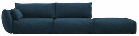Sofa, dešinės pusės Cosmopolitan Design Matera Eden 16, navy blue sp., 110 x 264 cm x 85 cm