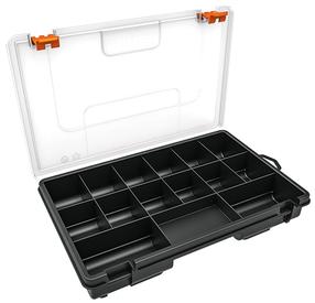 Органайзеры для инструментов Truper ORG-15, 28 см x 18 см x 4.4 см, белый цв./черный цв.