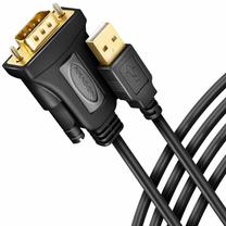 Adapteris Axagon ADS-1PQN USB Type-A Vīrietis, RS-232 Vīrietis, 1.5 m, melna krās./pelēka krās.