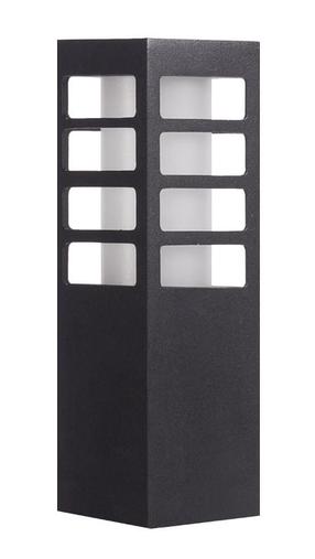 Pastatomas lauko šviestuvas Su-Ma Rado III 3, 18W, E27, IP54, juoda sp., 8 cm x 25 cm