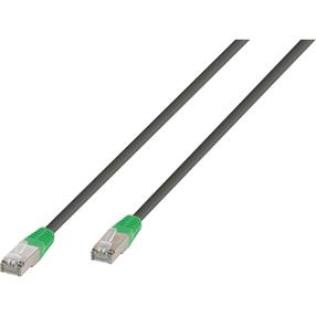 Kabelis Vivanco 45913 RJ-45, RJ-45, 10 m, zaļa krās./pelēka krās.