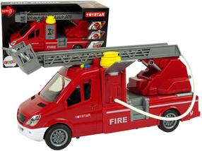  Žaislinė gaisrinė mašina Lean Toys Fire Engine, raudona sp.