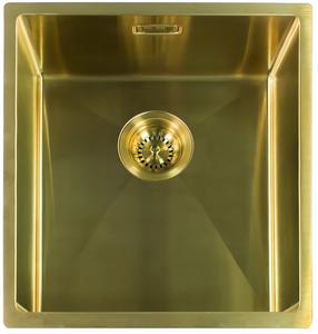 Кухонная мойка Reginox Miami R30714, нержавеющая сталь, 40 см x 40 см x 20 см, золотой цв.