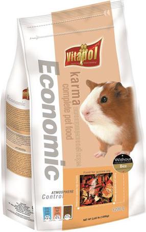 Barība grauzējiem Vitapol Economic, jūras cūciņām, 1.2 kg