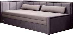 Sofa Fulgeo Poco 101, Poco 41, rožinė sp./violetinė sp., kairinė, 82 x 214 cm x 77 cm
