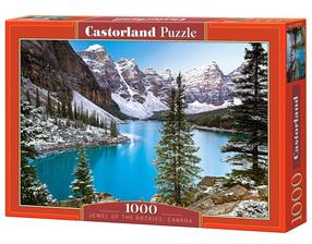 Puzle Castorland Canada Mountain lake 1000 el. 102372, 68 cm x 47 cm, 1000 gab., daudzkrāsaina