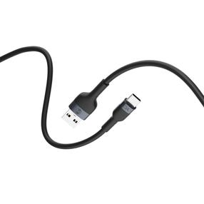Провод для подзарядки Forever Flexible cable USB - USB-C, USB/USB-C, черный цв.