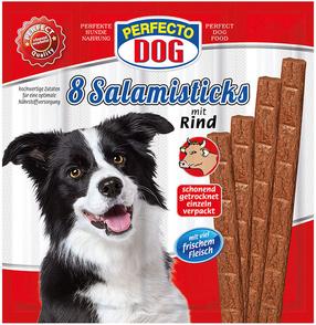 Skanėstas šunims Perfecto 8 SalamiSticks, 0.088 kg