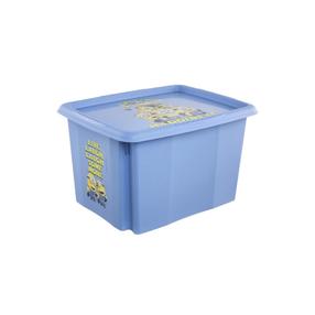 Mänguasjade kast, esemete hoidmiseks Keeeper Karolina Minions Happiness, 30 l, helesinine v., 45 x 35 x 27 cm