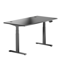 Datorgalds regulējams augstums Up Up Thor B-57051PT/B-D32-80M, 150 cm x 75 cm, 62 - 128 cm, melna krās.