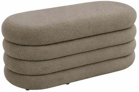 Pufas Akord Furniture Factory Puffo Teddy, mocha sp., 100 cm x 42 cm x 42 cm