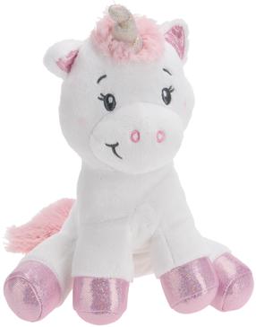 Mīkstā rotaļlieta Unicorn 339300160, zila krās./rozā krās., 17 cm
