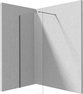 Dušas siena Deante Prizma Walk-in, 80 cm x 195 cm, titanium/rūdītais