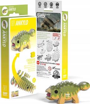 3D dėlionė Ankylo, 8 cm x 4 cm, 26 vnt., žalia sp.