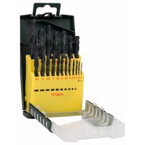 Metalo grąžtų rinkinys Bosch, metalas, hss-r, cilindrinis, 1-10 mm x 15 cm