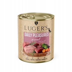 Šlapias šunų maistas Lugers Daily Pleasures, veršiena, 0.8 kg