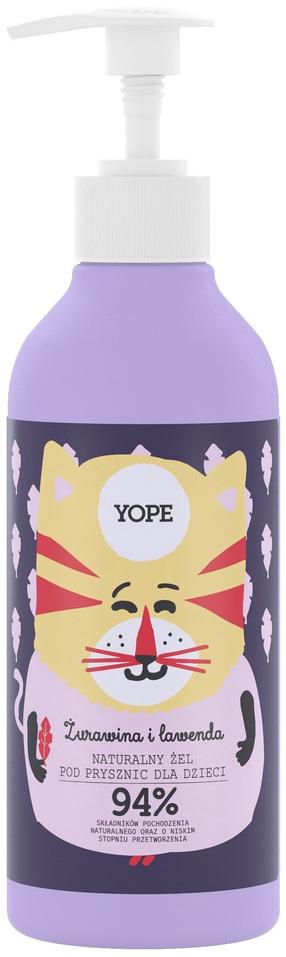 Bērnu dušas želeja Yope Cranberry and Lavender, 400 ml