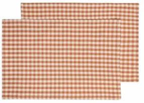 Настольный коврик Homla Basic Maravilla 246670, 45 см x 30 см, 2 шт., Oранжевый цв.