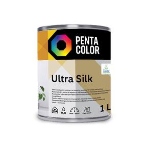 Дисперсионная краска Pentacolor Ultra Silk, белый цв., 1 л