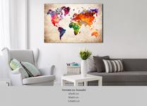 Kamštinė reprodukcija Artgeist Colourful Universe, k-b-0027-p-a, 90 cm x 60 cm