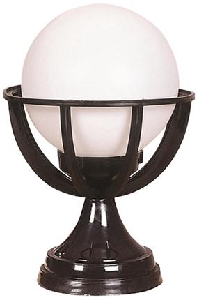 Pastatomas lauko šviestuvas Opviq BSU-68080-BSY-M8-KOP, 60W, E27, IP65, juoda sp., 32 cm x 20 cm